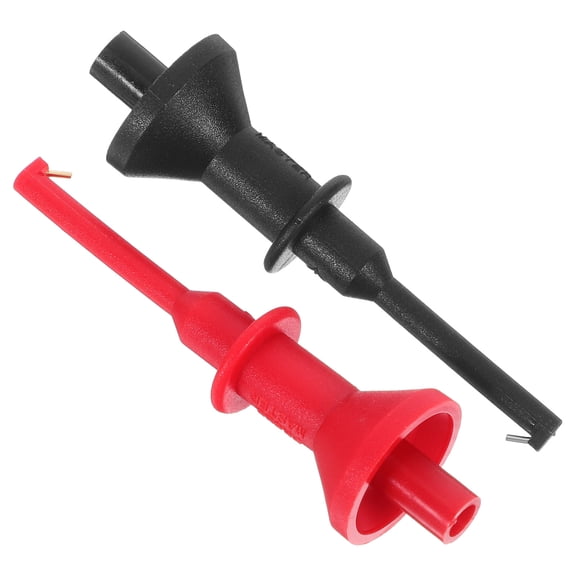 TABLZONE Multimeter Test Hook Clips, 2-Pack Alligator Clips for Accurate Electrical Testing, Easy to Use and