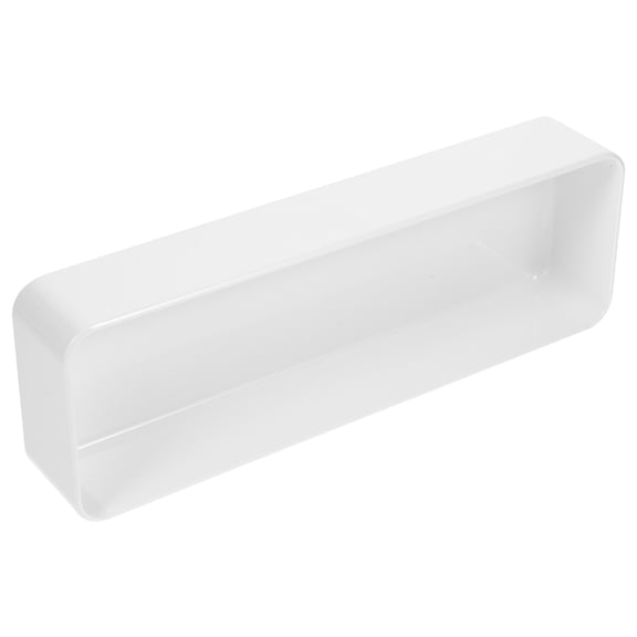 TABLZONE 2Pcs Multi Function White Plastic Drawer Box for Cutlery Fork Spoon and Kitchen Utensils