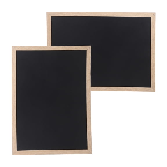 TABLZONE 2Pcs Wood Chalkboard Signs Tabletop Reusable Message Boards for Buffet Restaurant Or Cafe Display