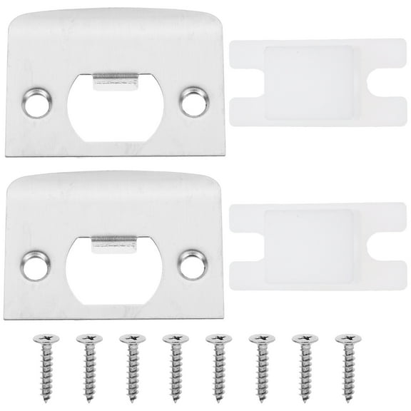 TABLZONE 2Sets Door Plate Heavy Duty Stainless Steel Deadbolt Cover for Exterior and Interior Doors