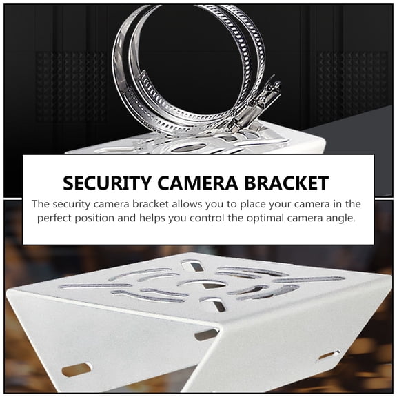 TABLZONE 2-Pack Steel Security Camera Mount Brackets for Adjustable Angle PTZ Dome and CCTV