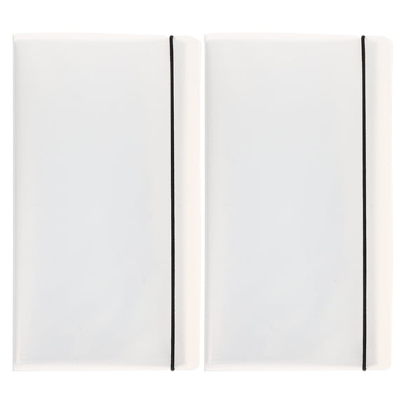 TABLZONE 2-Pack Clear PP Ticket Organizer with Multifunctional Storage for Home, Office, and Travel Use