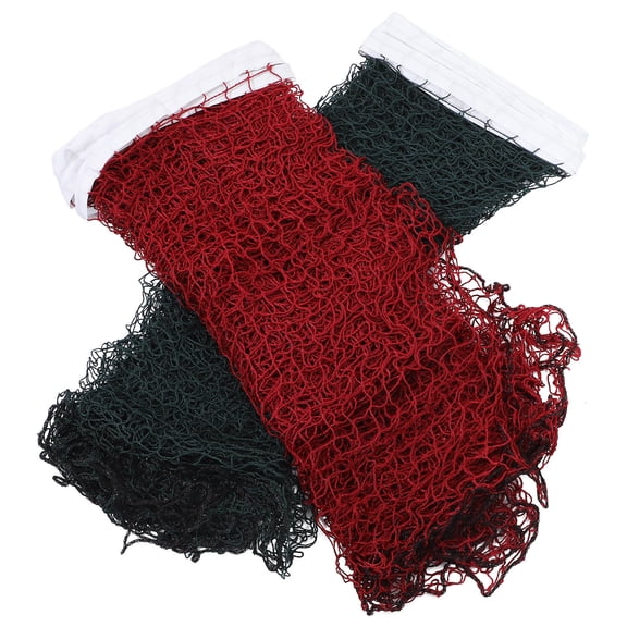 TABLZONE 2Pcs Standard Badminton Net with Poles for Sports and Garden Use Assorted Colors