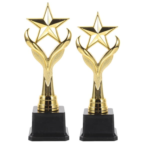 TABLZONE 2-Pack ABS Trophies for Kids Sports Competitions and School Event Awards