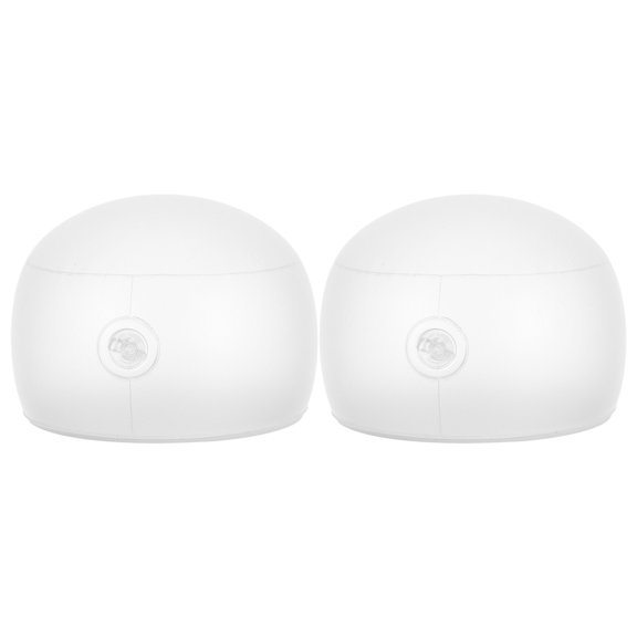 TABLZONE 2pcs Inflatable Hat Shaper Rack for Baseball Caps, Portable PVC White