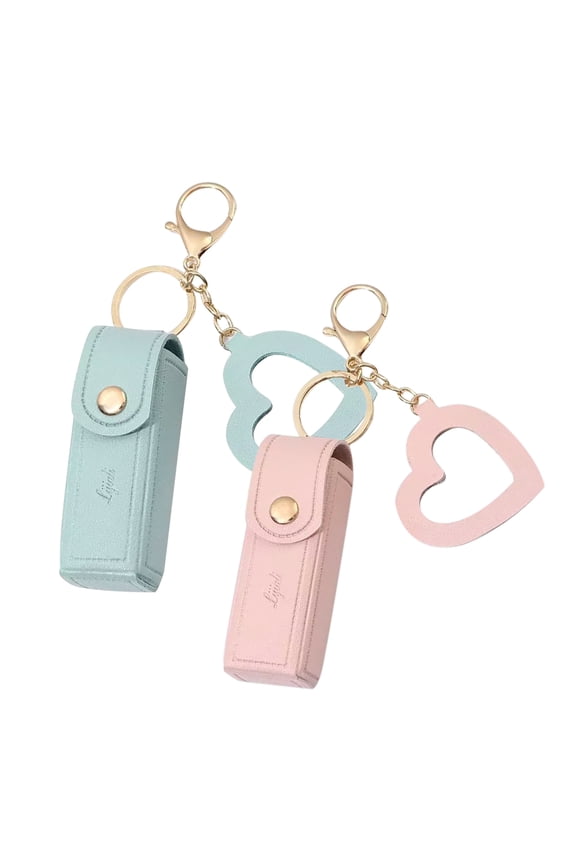2-Pack Travel Keychain Storage Pouches in Assorted Colors, Compact Lightweight Organizer Bags for Easy Carry