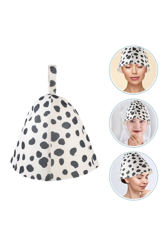 2pcs Portable Sauna Hat with Heat Insulation Multi-colored Fashionable Sauna Cap Women