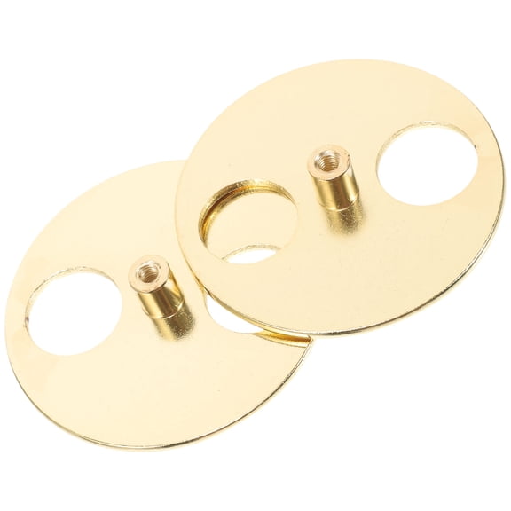 TABLZONE 2Pcs Golden Metal Music Box Winding Keys Replacement with Stable Disc Base