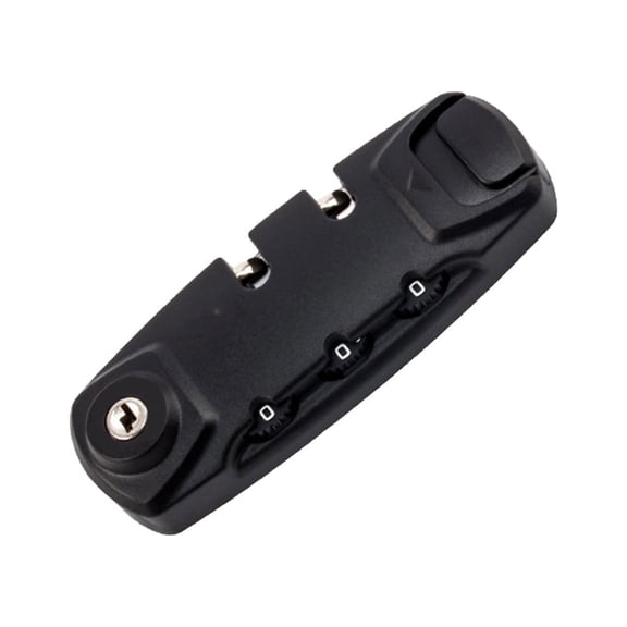 TABLZONE Tsa Approved Customs Lock Black Fixed Lock with Adjustable 3 Digit Combination