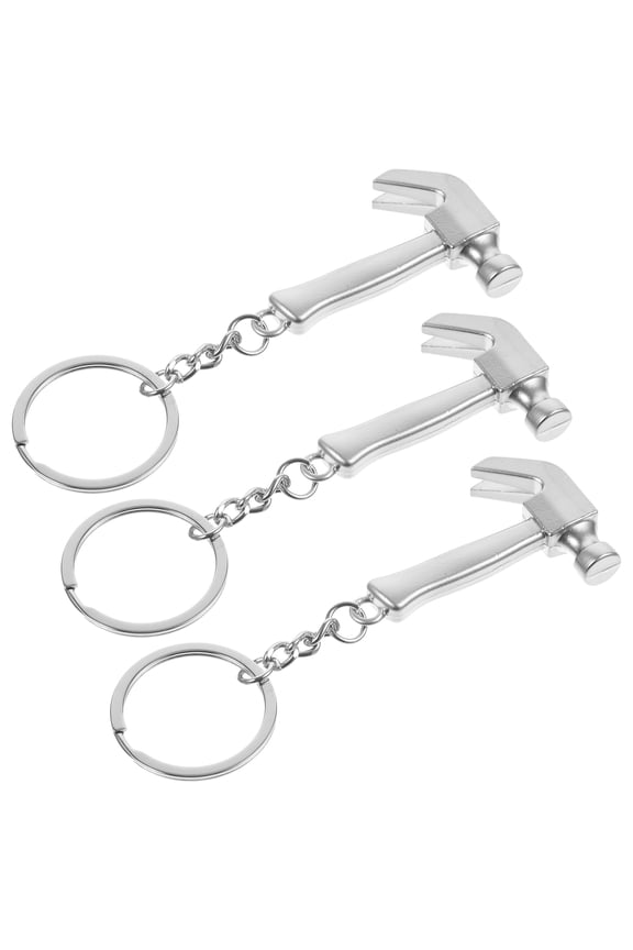 3Pcs Creative Keyring Durable Keychain Pendant for Cell Phones and Car Keys