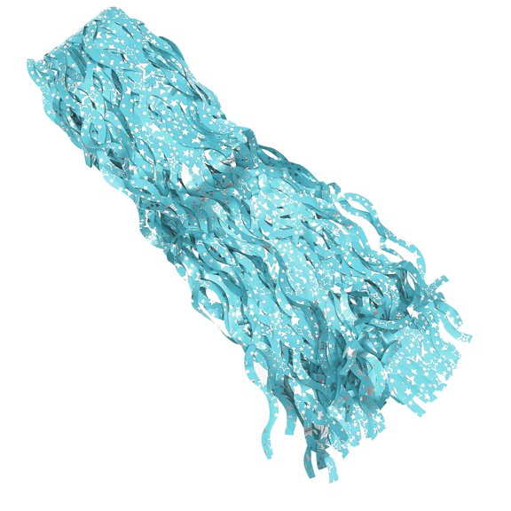 TABLZONE 3 Sets Foil Backdrop Curtain Sky Blue Plastic Decorative Party Background Parents