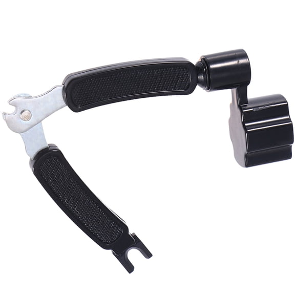 TABLZONE Black Steel Guitar String Winder with Cutter and Pin Puller Tool for Easy String Changing