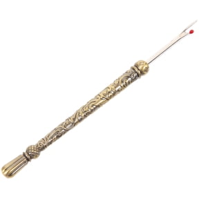 TABLZONE 3-in-1 Metal Needle Puller and Seam Tool for Sewing, Thread Removal, and Embroidery Cleanup