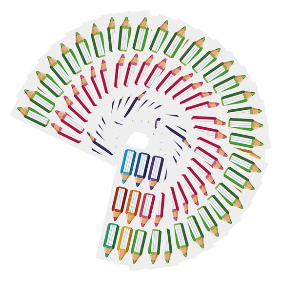 TABLZONE 30 Sheets Blank Name Tags Stickers Multi-Use Labels for Travel, Classroom, Office, Events, and Organization Supplies