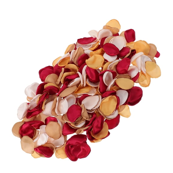 TABLZONE 300 Pcs Rose Petals for Aisle Decoration in Assorted Color for Weddings
