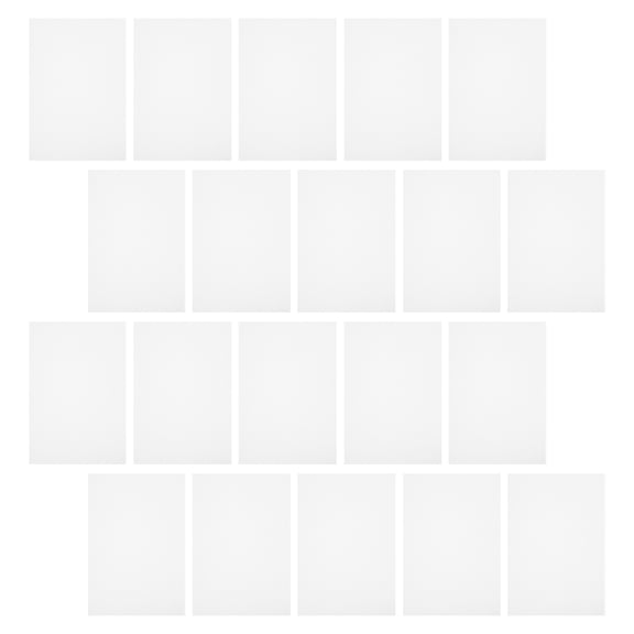 TABLZONE 300Pcs Diy Packaging Paper Rectangle Shape for Craft Projects and Holiday Decorations White