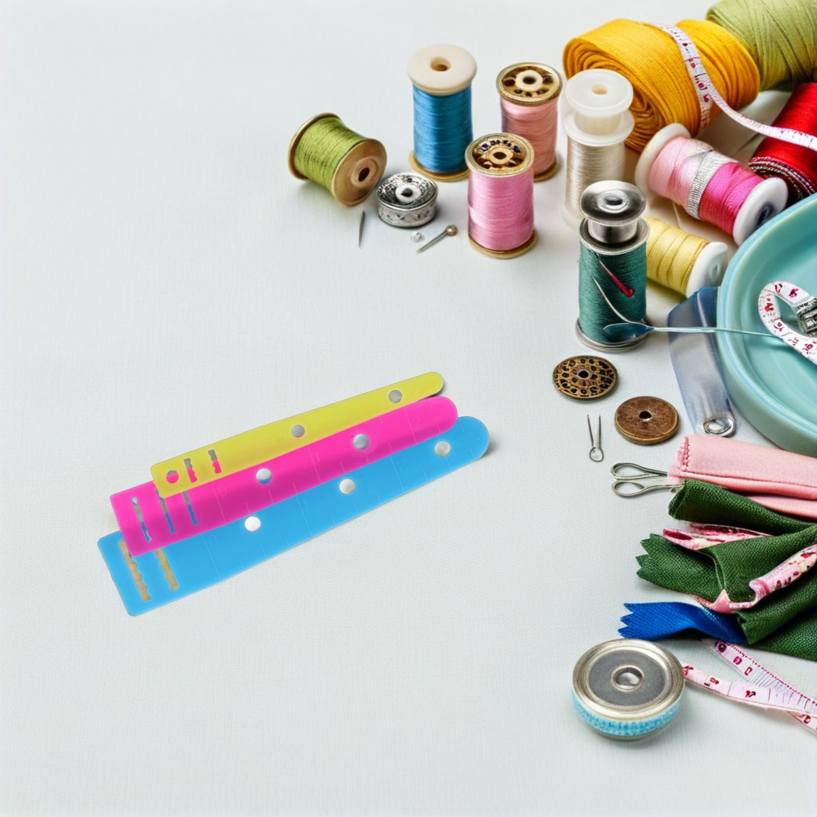 TABLZONE 30-Piece Plastic Drawstring Threader Set for Clothing Repair, Crafts, and Sewing Accessories
