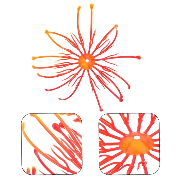 TABLZONE 30 Pieces Red Handmade Flower Stamens for Scrapbooking, Card Making, Crafts and Decorative Projects