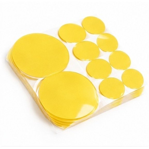 TABLZONE 30Pcs Yellow Warm Light Diffusing Film Self Adhesive for Ceiling Lamp Covers