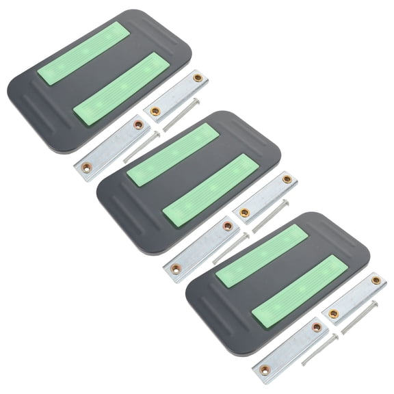 TABLZONE 3Pcs College Bed Ladder Pads Removable Iron Foot Pads for Loft and Bunk Bed Steps