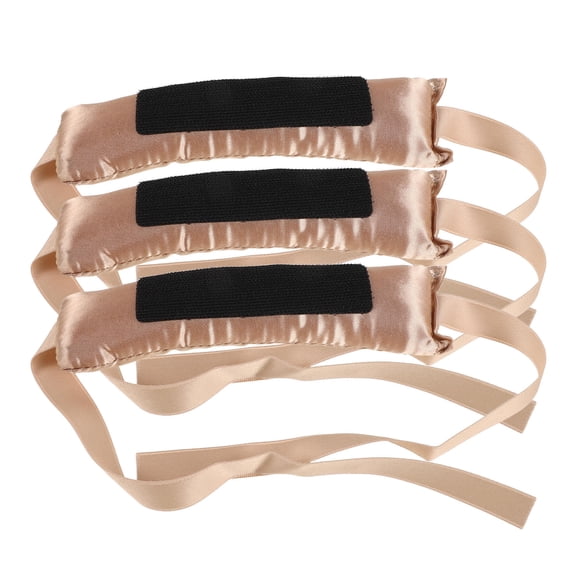 TABLZONE Jumbo Rollers Soft Ribbon Curlers 3 Pieces for Overnight Large Curls