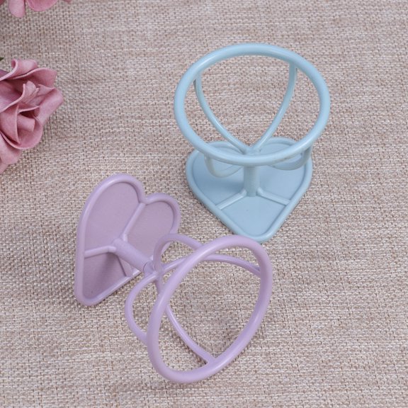 TABLZONE Powder Puff Stand Holder Assorted Color Makeup Sponge Shelf 3Pcs