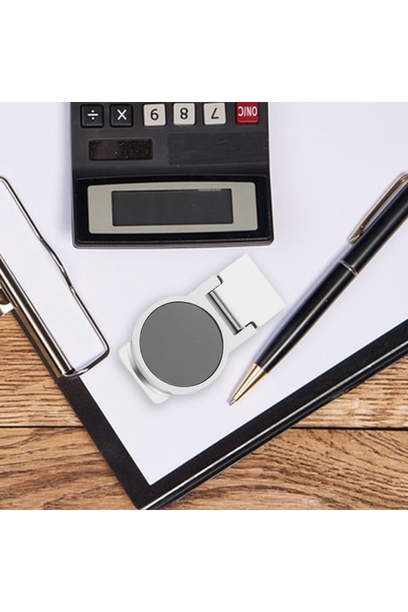 3Pcs Stylish Stainless Steel Money Storage Clip for Home and Office