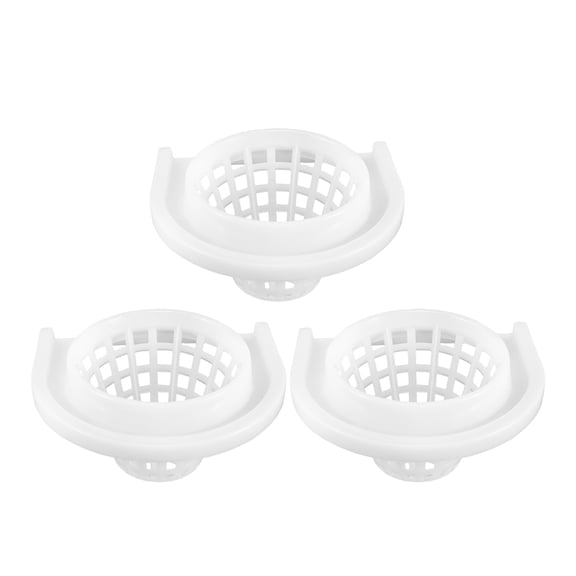 TABLZONE 3-Piece Plastic Mop Bucket Strainer Baskets with Ergonomic Design for Household Cleaning and Drainage