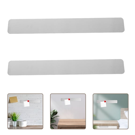 TABLZONE 3Pcs Multifunctional Plated Silver Metal Memo Boards for Wall Mount Photo and Note Display