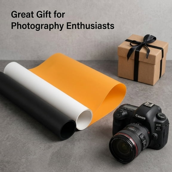 TABLZONE 3Pcs Frosted PVC Background Photography Backdrop Cloth Durable Waterproof Assorted Color