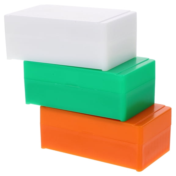 TABLZONE 3-Pack White Microscope Storage Cases with Sleek Design for Professional Lab and Scientific Use