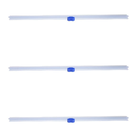 TABLZONE 3Pcs Plastic Wrap Cutter Tool with Easy Blade Replacement for Home Use