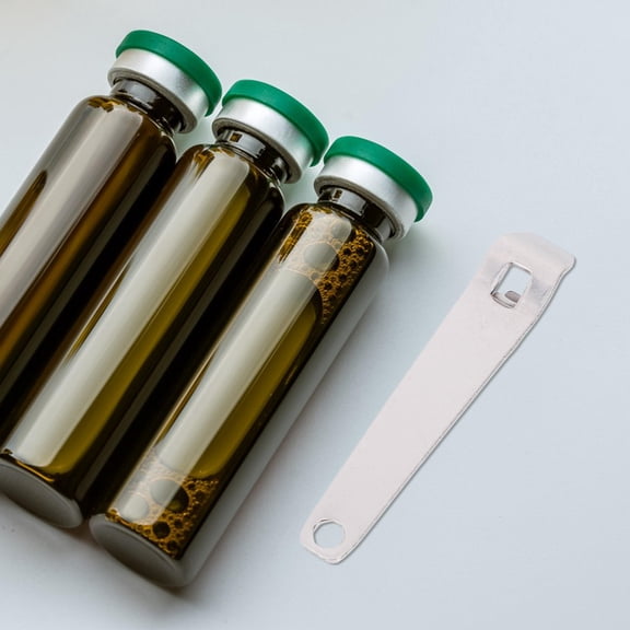 TABLZONE 3Pcs Hospital Supply Stainless Steel Vial Breaker for Efficient Glass Bottle Opening