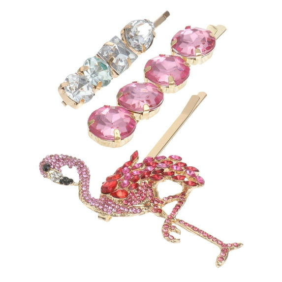 TABLZONE 3Pcs Rhinestone Hairpins for Women, Sparkling Hair Clips Set, Stylish Accessories for Parties and Daily Wear