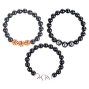 TABLZONE 3-Pack Stylish Wrist Bracelets, Compact and Decorative Accessories for Fans and Active Wear