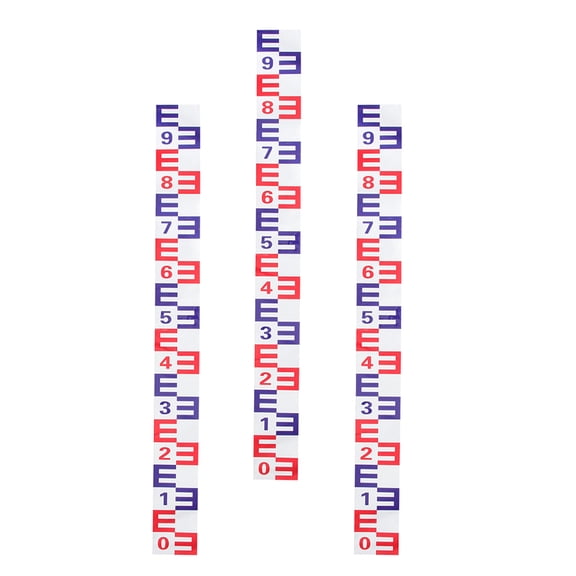 TABLZONE water scale sticker Aluminum Film Multi 3pcs