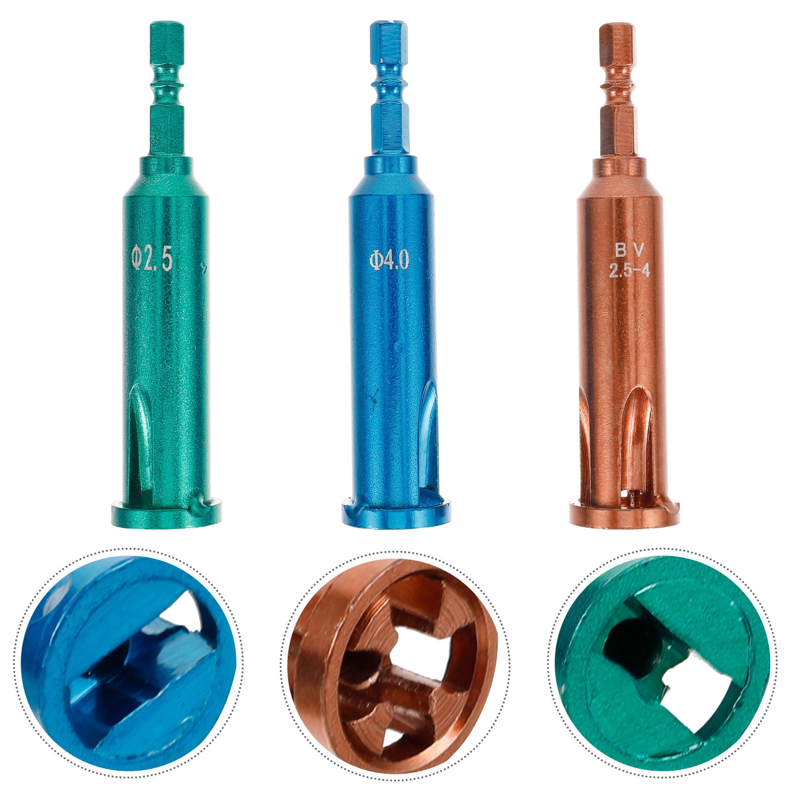 TABLZONE 3-Piece Wire Tool Set Compatible with Drill Assorted Colors ...