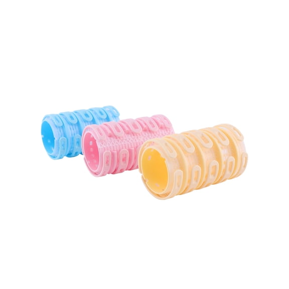 TABLZONE 3pcs Hair Curlers Plastic Soft Curlers for Women Girls Everyday Use