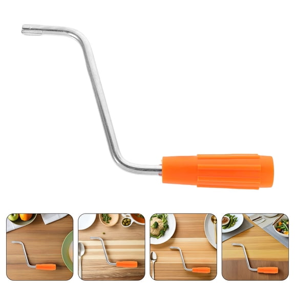 TABLZONE Hand Crank Maker Set, Orange Compact 3-Piece Tool for Easy and Fun DIY Crafting Projects