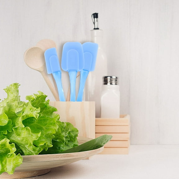 TABLZONE 3pcs Kitchen Spatula Baking Tool for Mixing Scraping with Food Grade Silicone