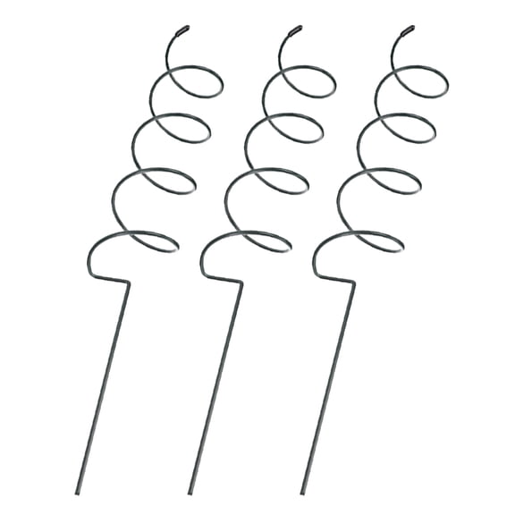 TABLZONE Garden Spiral Plant Support Poles 3 Pieces Metal Trellis for Climbing Plants and Vines