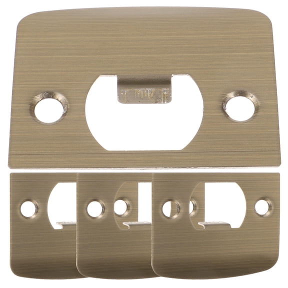 TABLZONE Stainless Steel Door Lock Security Plates, Rust Resistant Metal, 4 Pieces for Enhanced Home Safety