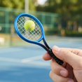 Mini Tenis Rasket TABLZONE 4-Piece Miniature Tennis Set with Realistic Plastic Design for ...