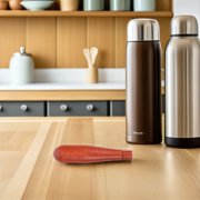 TABLZONE 4-Piece Wooden Replacement Handles for Teapots Compatible with Ceramic, Glass & Metal Kettles, Ideal for Easy Repairs
