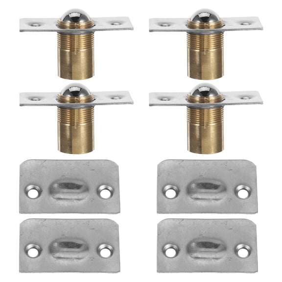 TABLZONE Durable Stainless Steel Ball Catch 4Sets - Adjustable, Silent, Invisible, Easy to Install