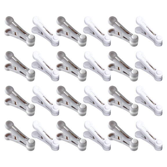 TABLZONE 48Pcs Multifunctional Plastic Clothes Pins Clips for Laundry, Clothesline, and Household Use