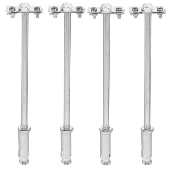 TABLZONE 4PCS Support Clamp High Conductivity Support Iron for Weather Resistant Outdoor Installations
