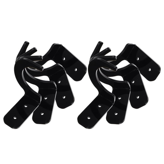 TABLZONE Baseball Bat Hanger Holder Wall-Mounted Metal Stand 4 Pairs