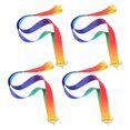 thumbnail image 1 of TABLZONE 4Pcs Medal Ribbon Straps Assorted Color Fabric Lanyards for Competitions and Parties, 1 of 8