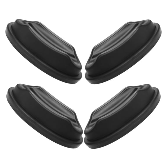 TABLZONE 4Pcs Bicycle Trainer Stand Plastic Black for Cyclists to Keep Bike Steady